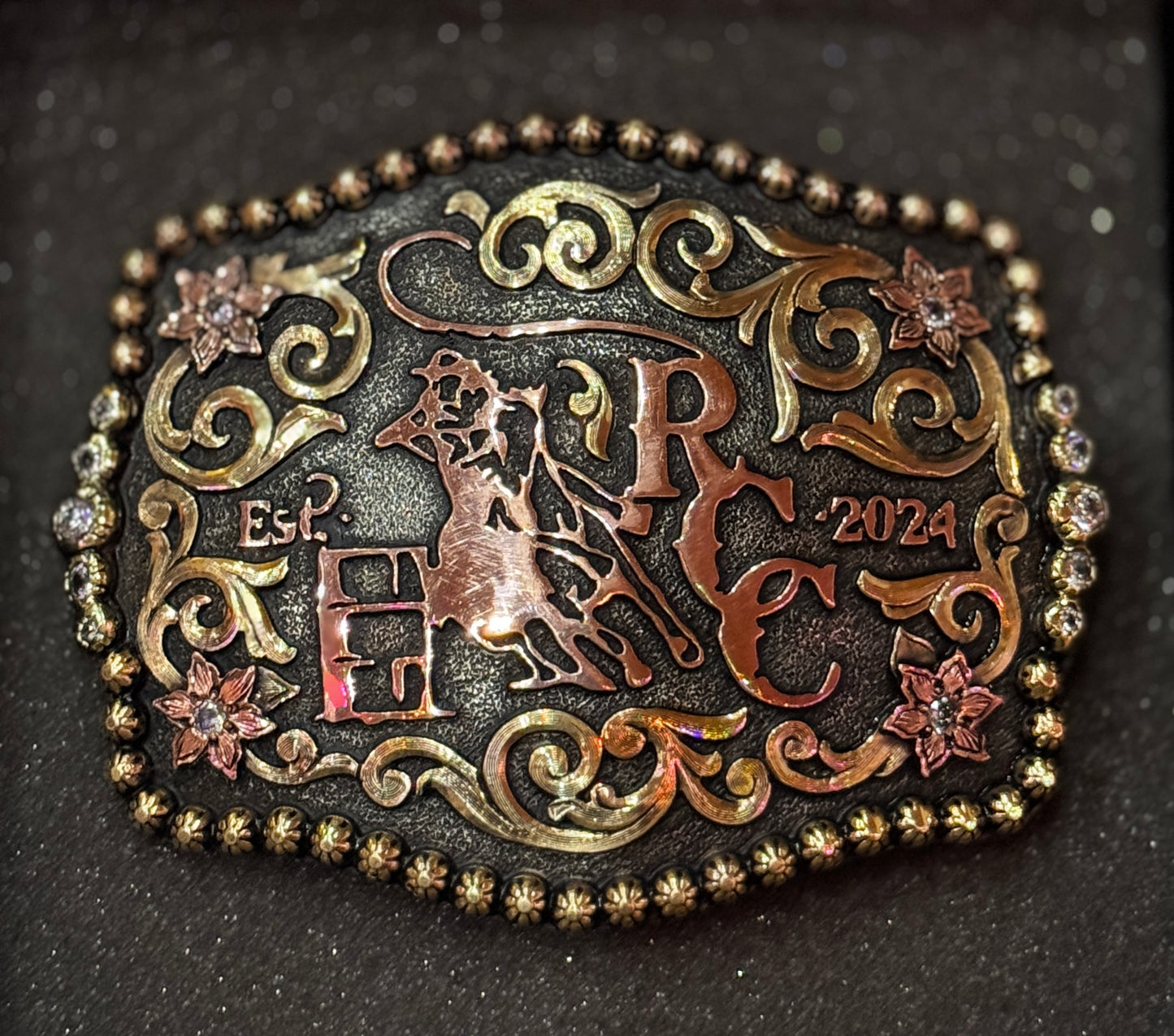 RCC Barrel racer belt buckle