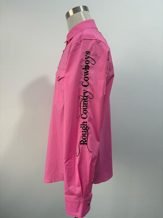 Men's Pink Rodeo Shirt