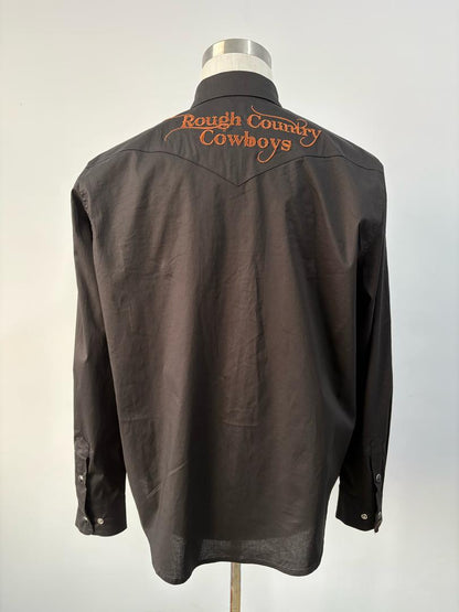 Men's Black Rodeo Shirt