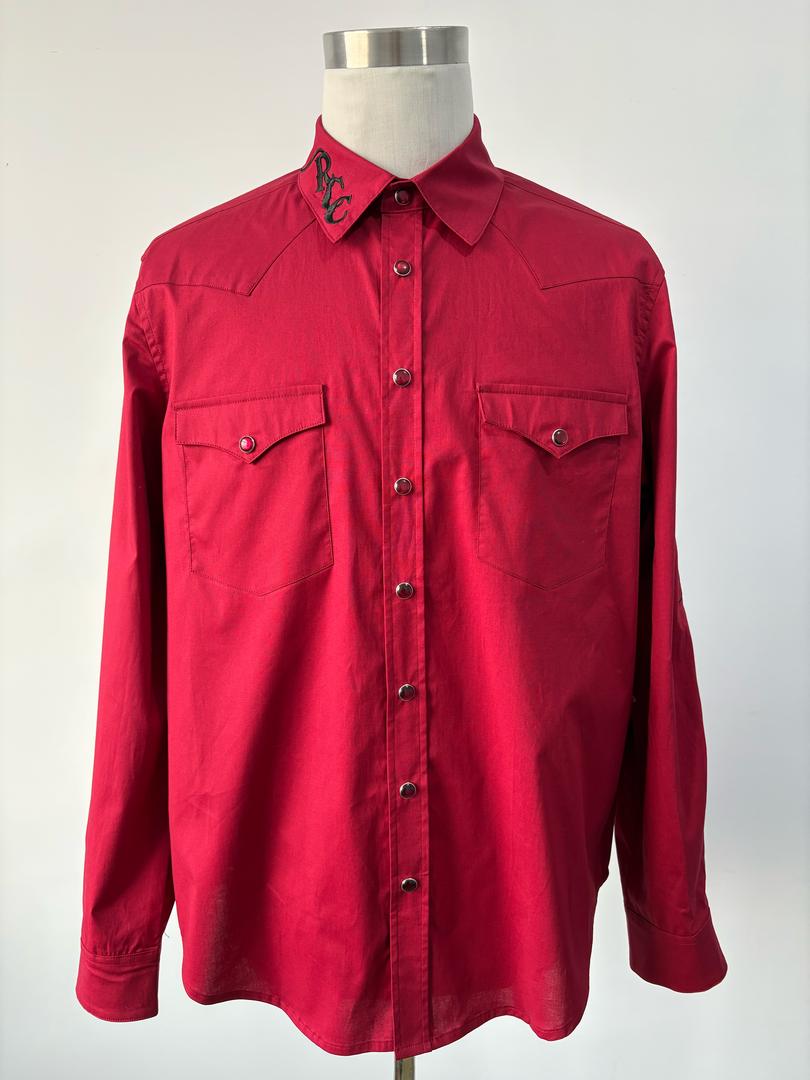 Men's Red Rodeo Shirt