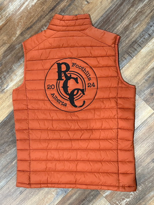 Men's Rust Vest red