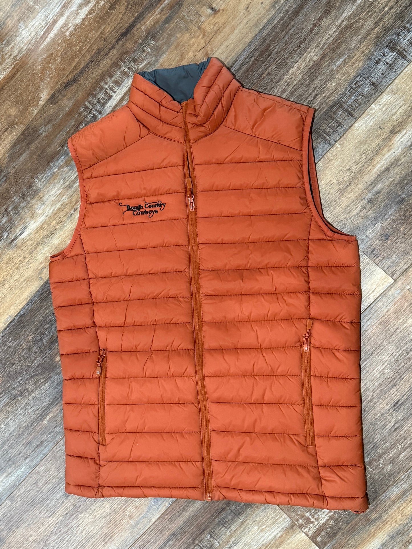 Men's Rust Vest red