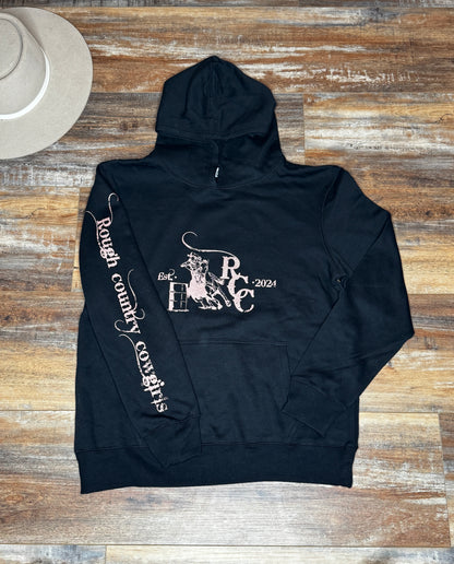 Rose gold barrel hoodie