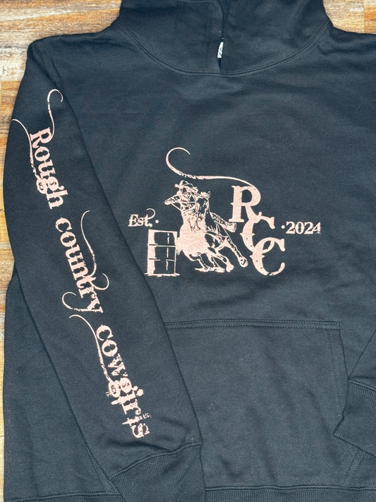 Rose gold barrel hoodie