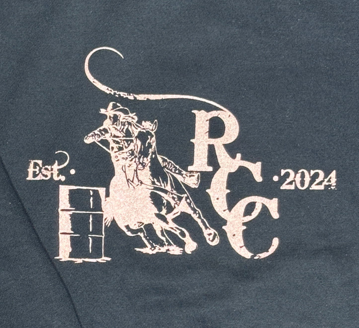 Rose gold barrel hoodie