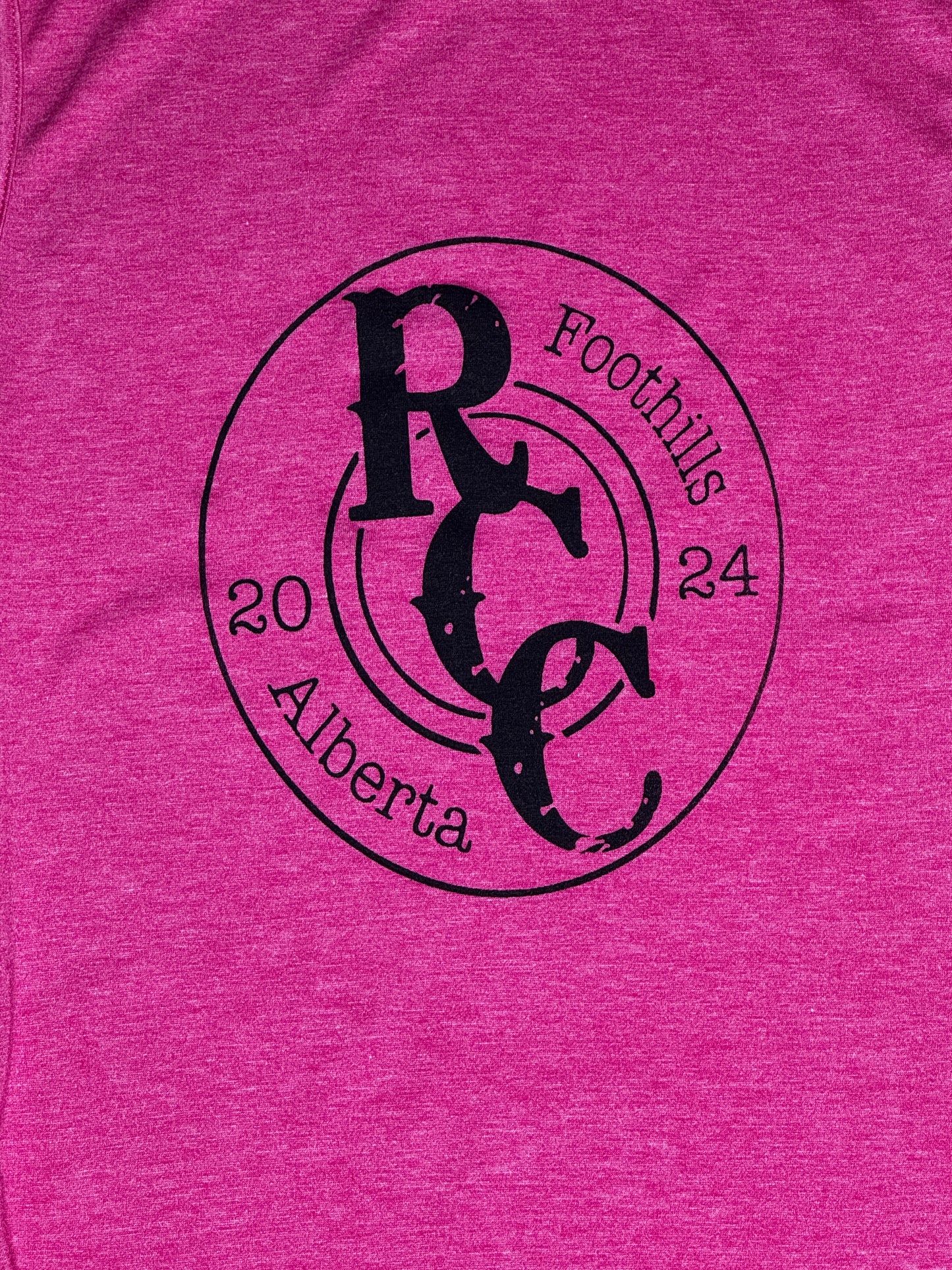 Hot pink bullet muscle T