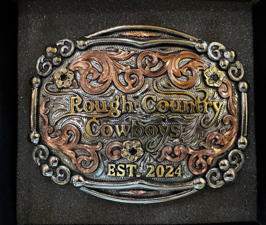 Rough country cowboys buckle