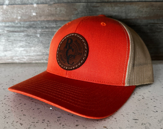Orange bullet hat