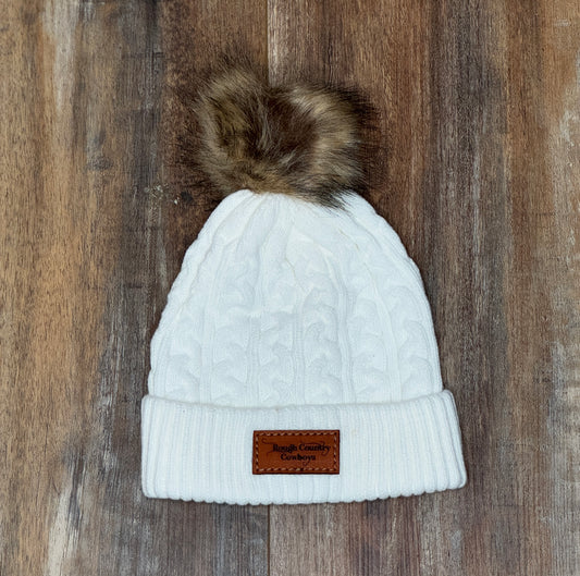 White Pom Toque