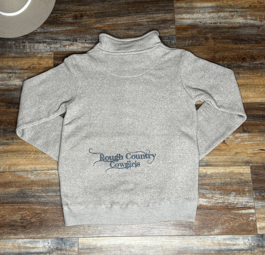 Women's 3/4 zip fleece sweater