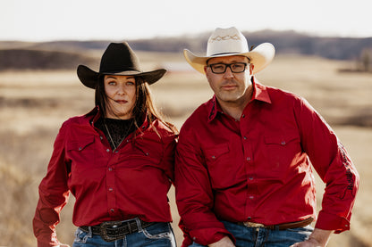 Men's Red Rodeo Shirt