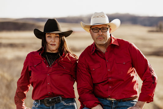 Men's Red Rodeo Shirt