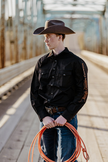 Men's Black Rodeo Shirt