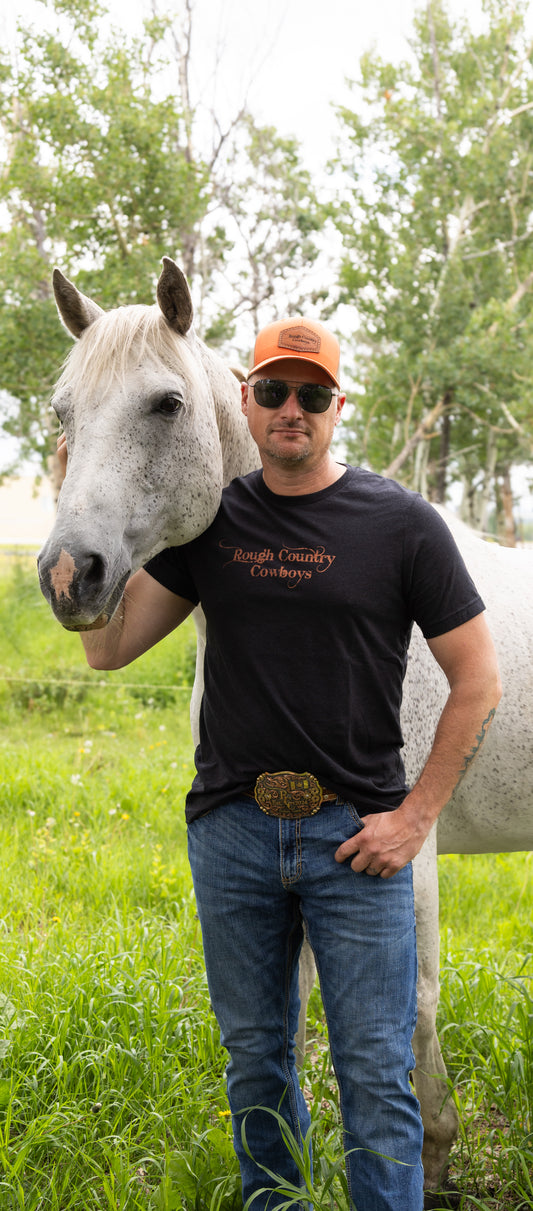 OG Black Rough Country Cowboys Tee