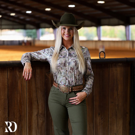 COMBAT SPARKLE PERFORMANCE RODEO SHIRT