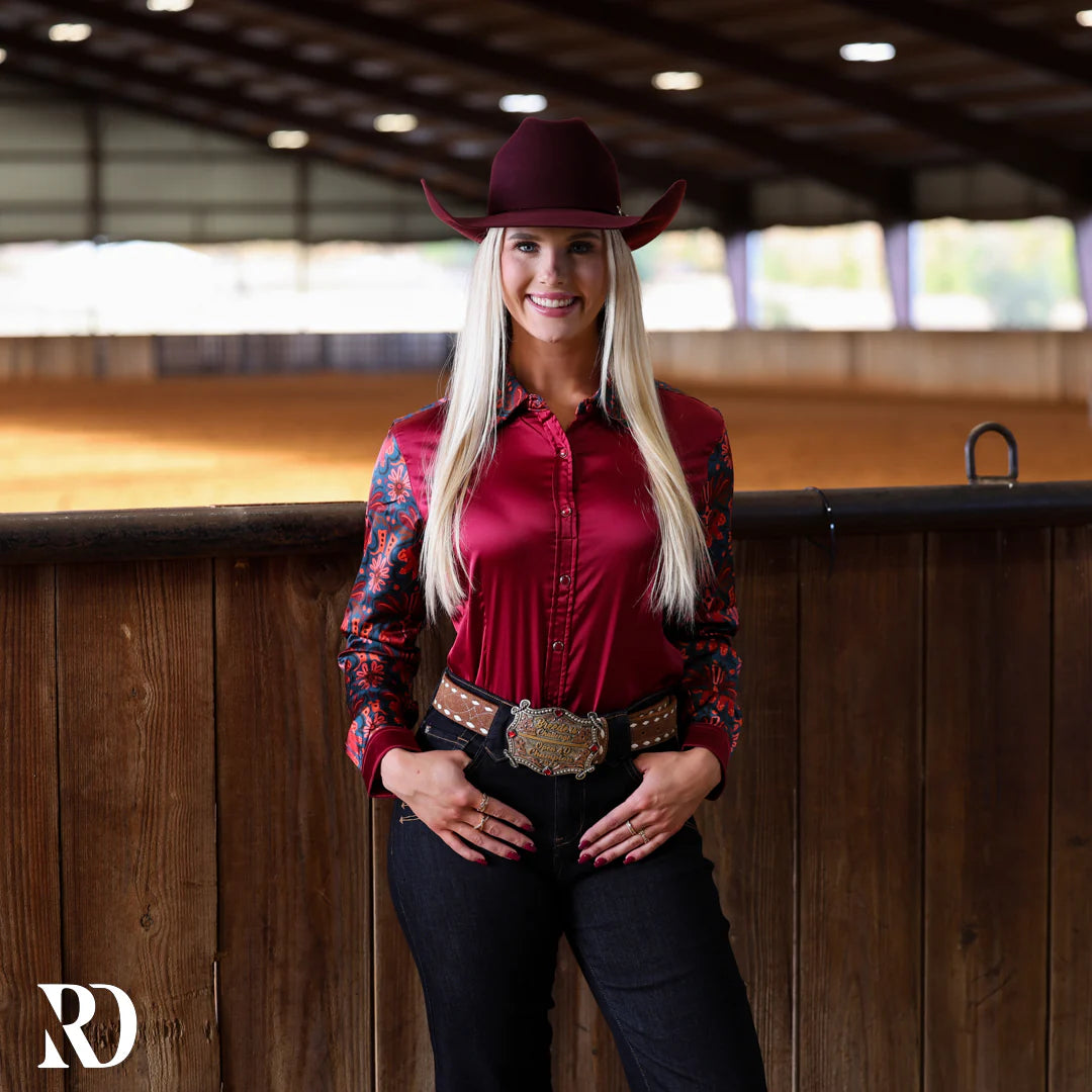 SATIN FIESTA RODEO PERFORMANCE SHIRT