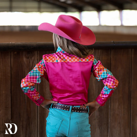 YOUTH DIEGO SATIN PERFORMANCE RODEO SHIRT
