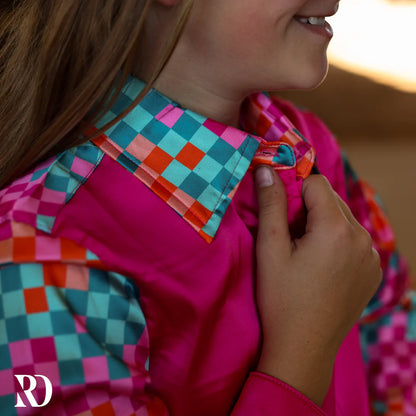 YOUTH DIEGO SATIN PERFORMANCE RODEO SHIRT