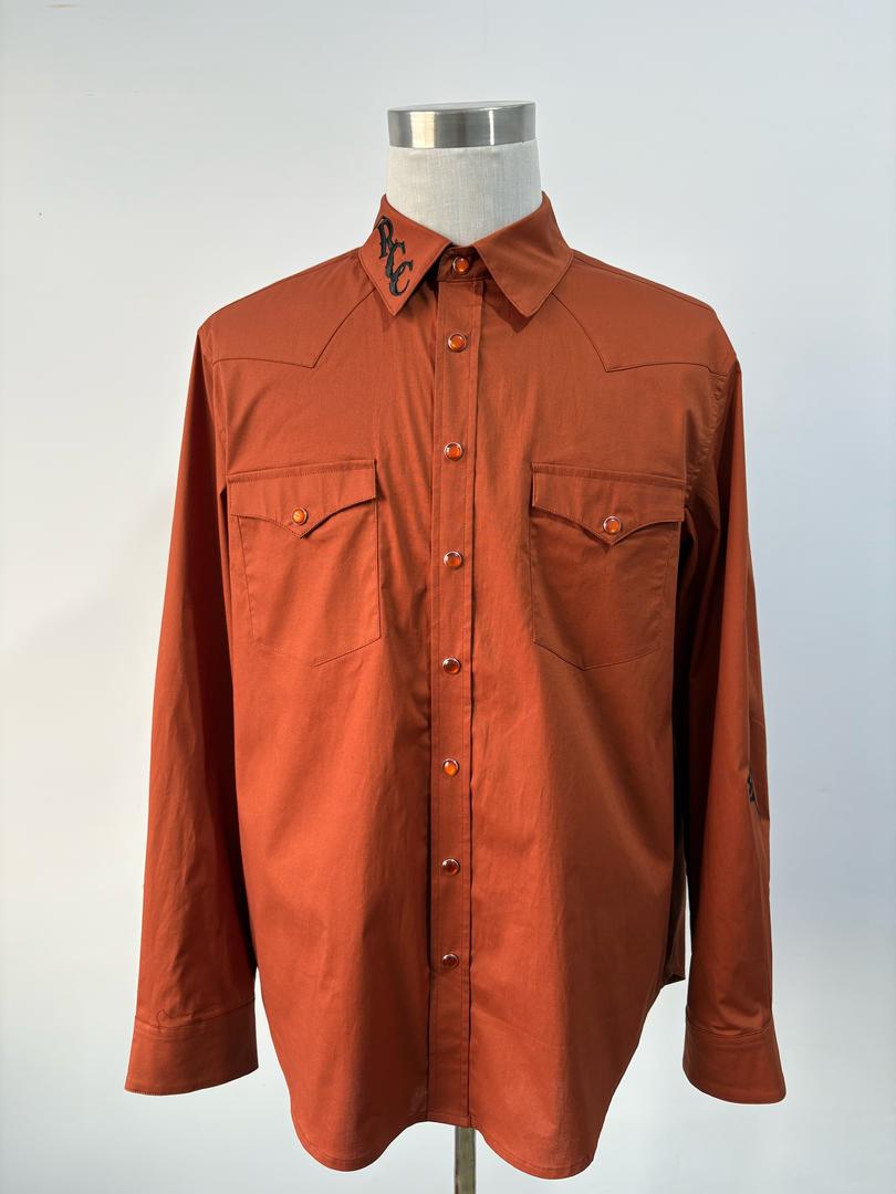 Men's Rust Rodeo Shirt