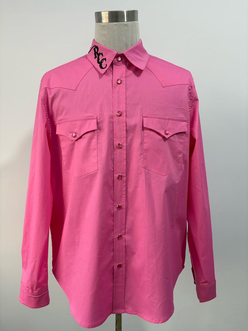 Men's Pink Rodeo Shirt